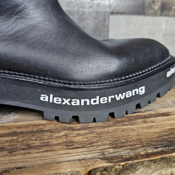 ALEXANDER WANG Sanford Leather Riding Boot - Picture 5 of 13